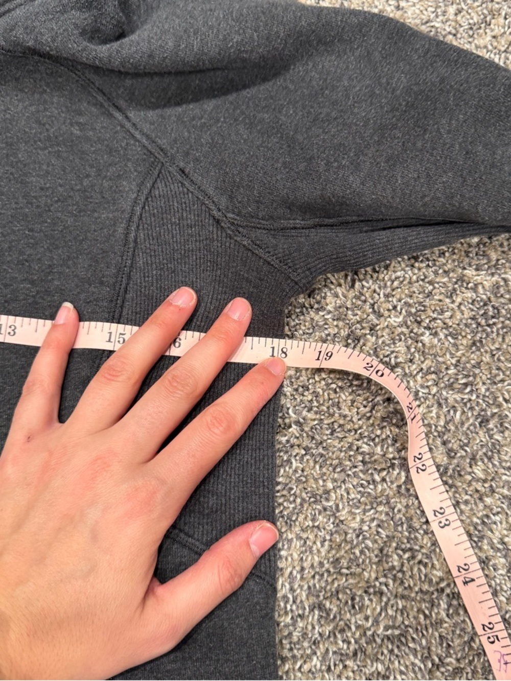 Lululemon Women's Charcoal Gray Hooded Sweater size 6 EUC - Picture 3 of 4